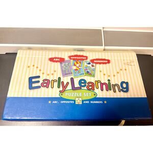 Spicebox Early Learning Flashcard Puzzles ABC’s, Opposites, Numbers 78 cards